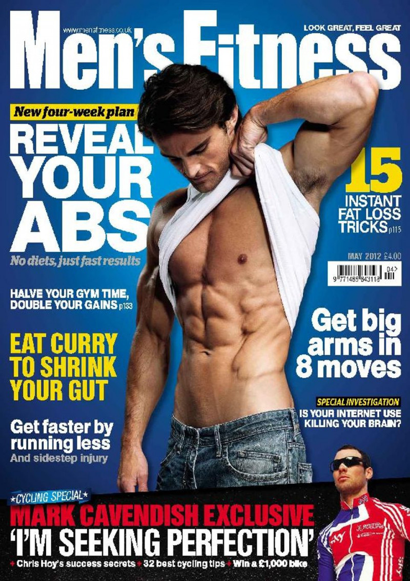  featured on the Men\'s Fitness UK cover from May 2012