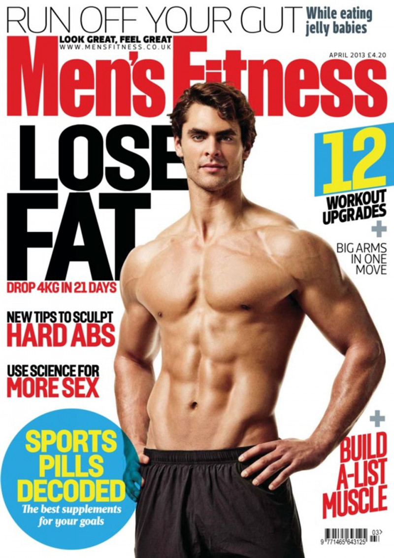  featured on the Men\'s Fitness UK cover from April 2013