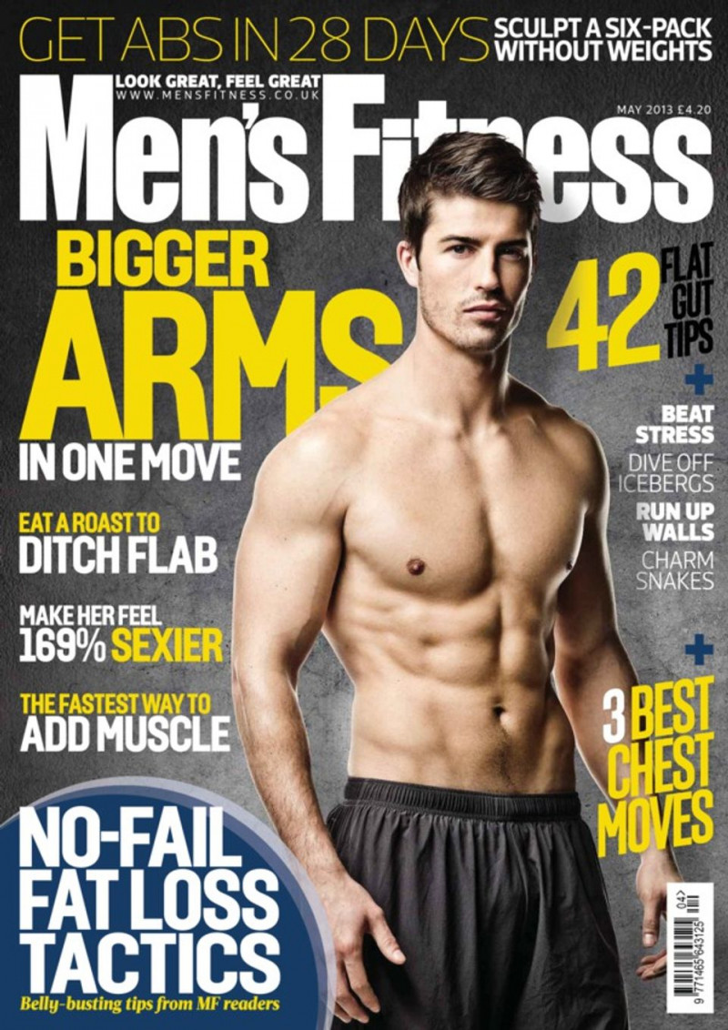  featured on the Men\'s Fitness UK cover from May 2013