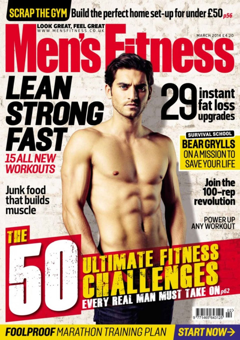  featured on the Men\'s Fitness UK cover from March 2014