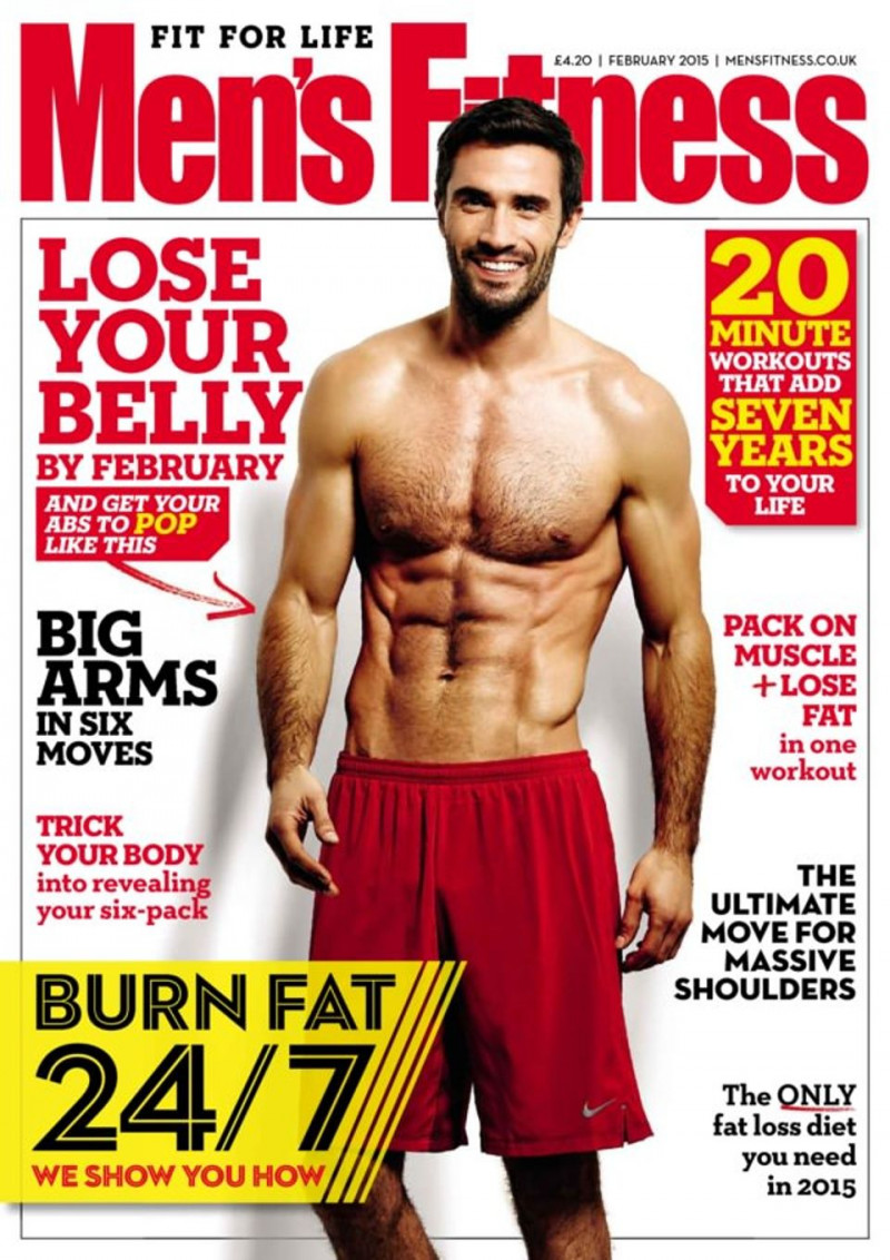  featured on the Men\'s Fitness UK cover from February 2015