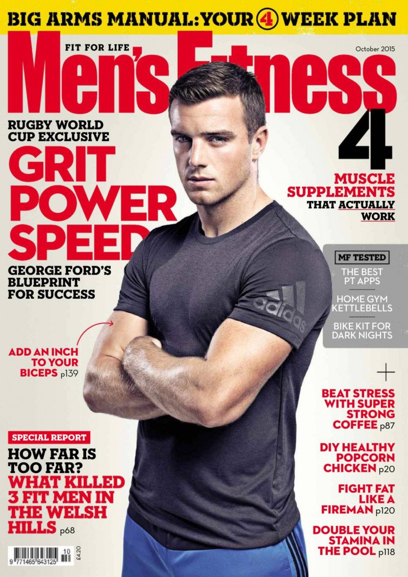  featured on the Men\'s Fitness UK cover from October 2015