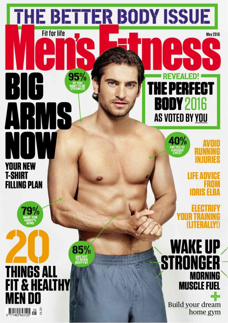  featured on the Men\'s Fitness UK cover from May 2016