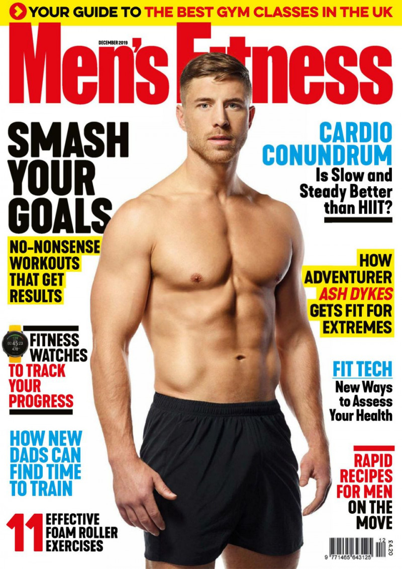  featured on the Men\'s Fitness UK cover from December 2019