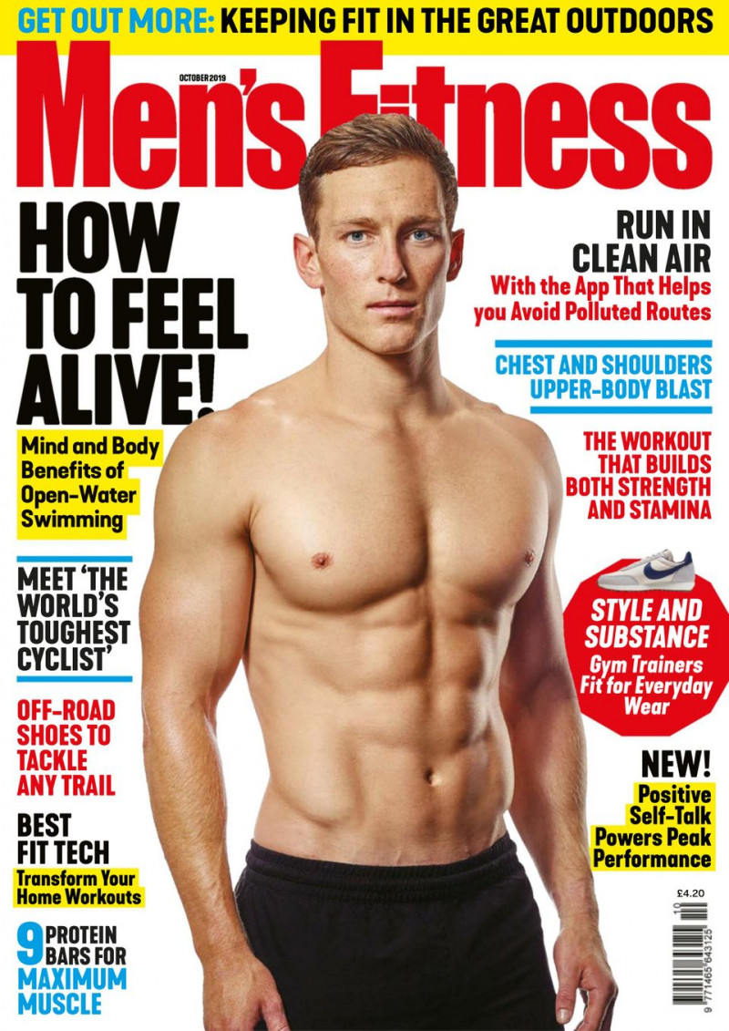  featured on the Men\'s Fitness UK cover from October 2019