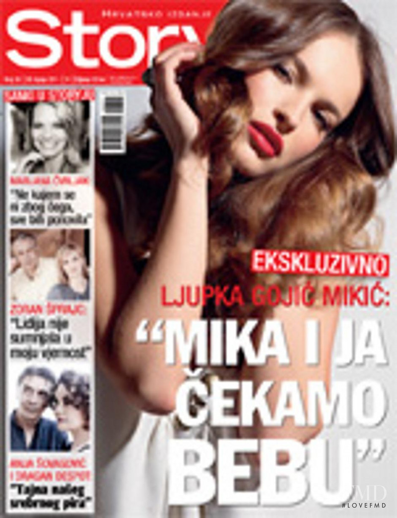 Ljupka Gojic featured on the Story Croatia cover from June 2001