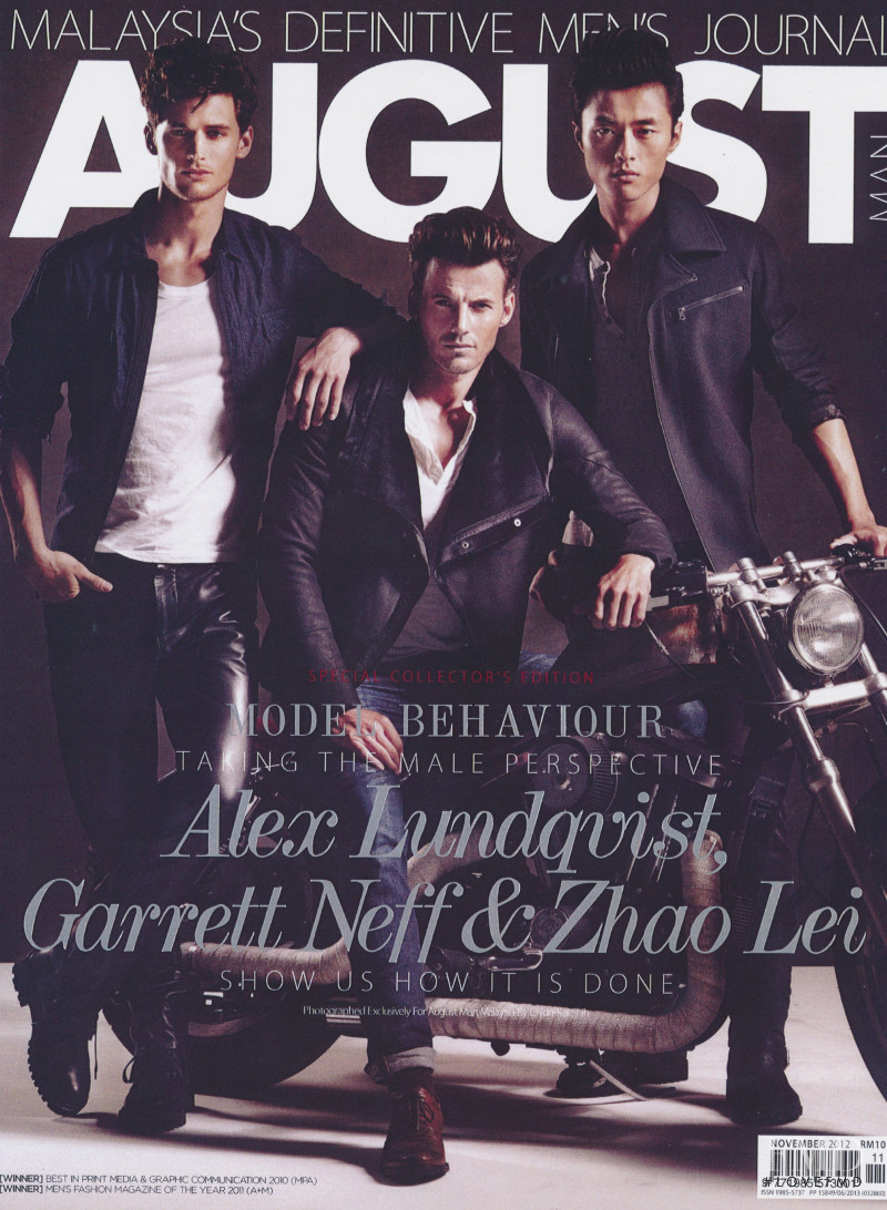 Garrett Neff, Alex Lundqvist featured on the August Man Malaysia cover from November 2012