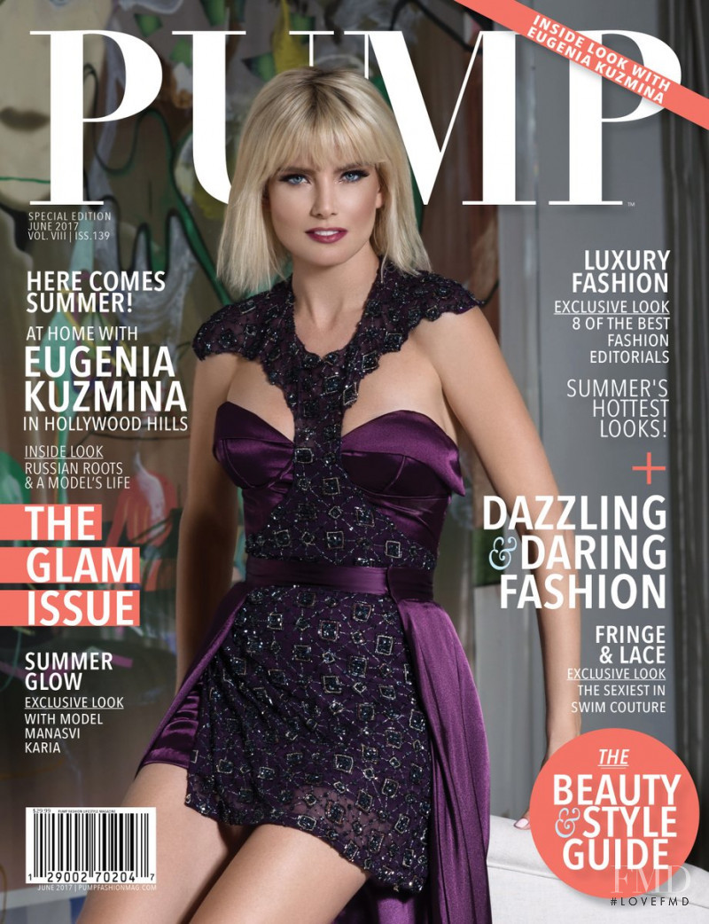Eugenia Kuzmina featured on the Pump cover from June 2017