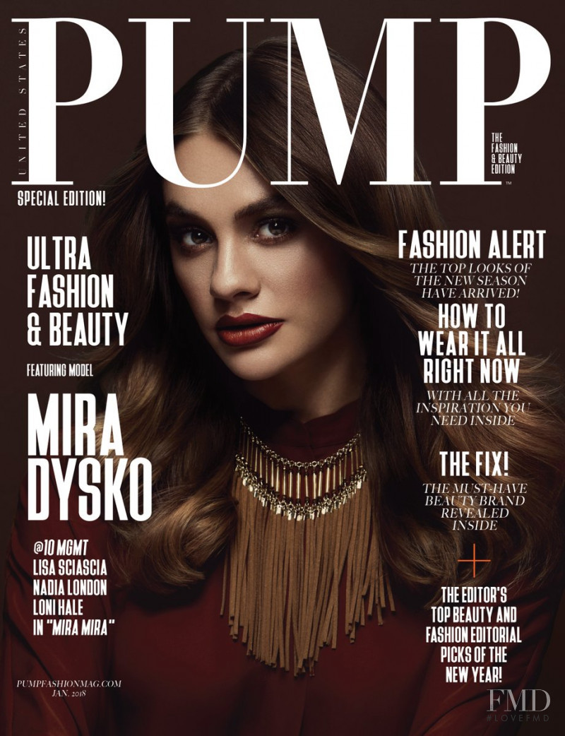 Mira Dysko featured on the Pump cover from January 2018