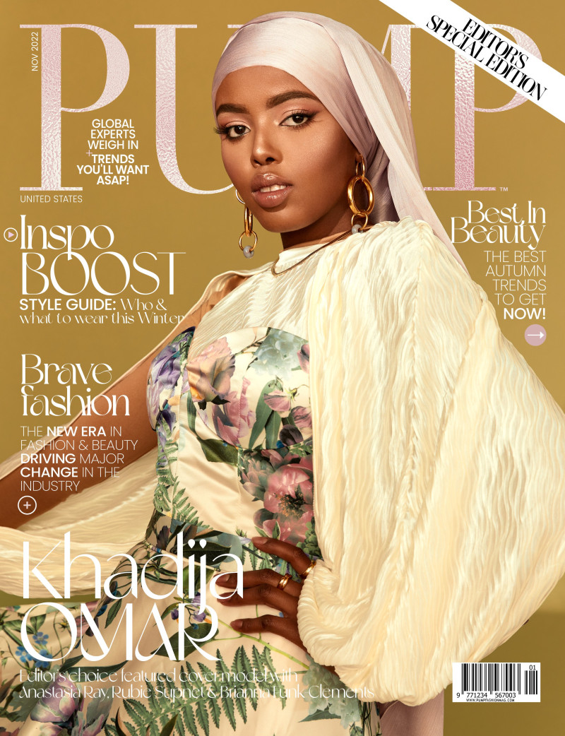 Khadija Omar featured on the Pump cover from November 2022
