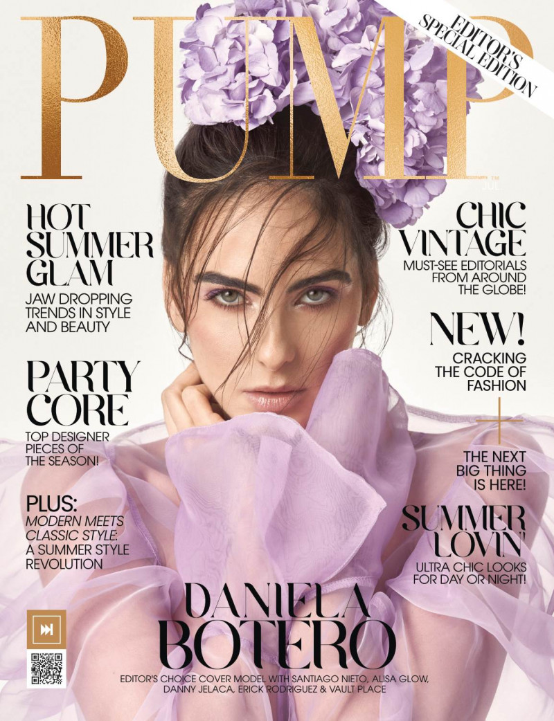Daniela Botero featured on the Pump cover from July 2023