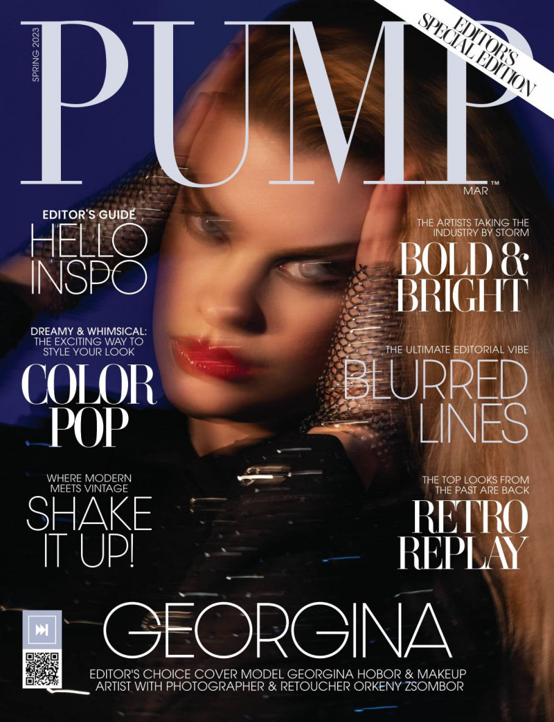 Georgina Hobor featured on the Pump cover from March 2023