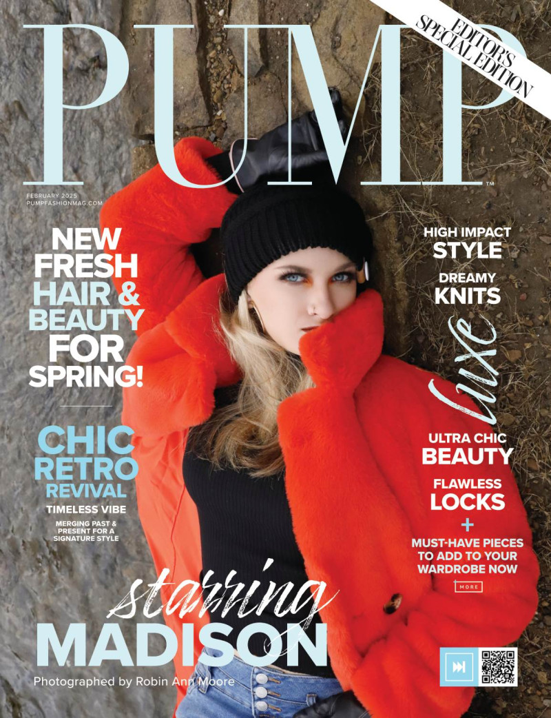Madison featured on the Pump cover from February 2025
