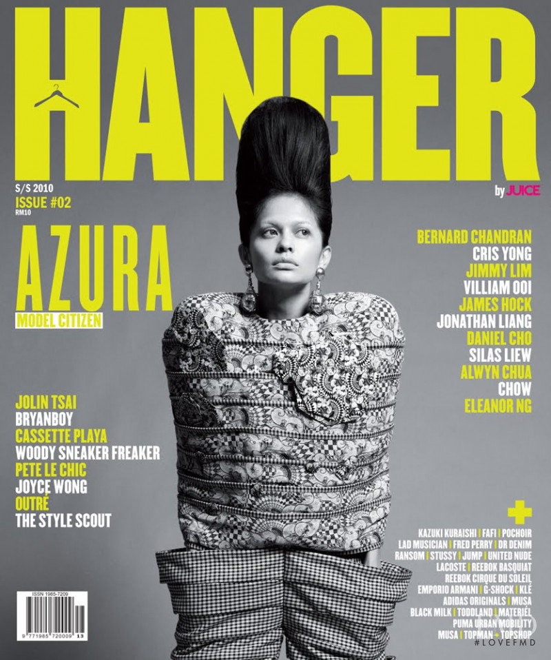 Tengku Azura Awang featured on the Hanger cover from March 2010