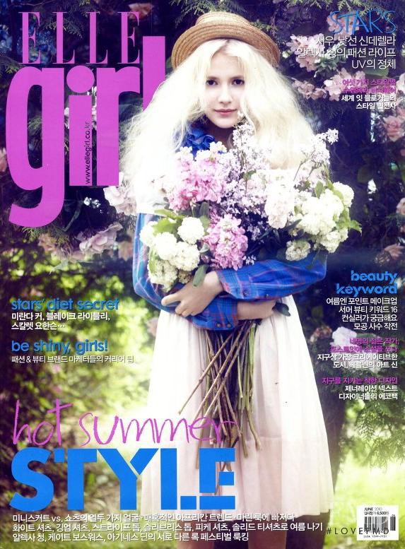  featured on the Elle Girl Korea cover from June 2010