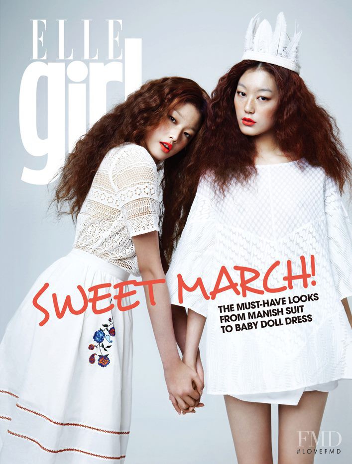  featured on the Elle Girl Korea cover from March 2013