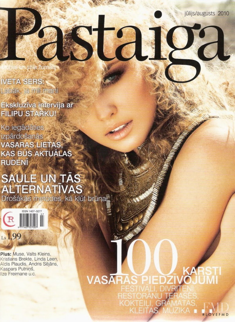 Danah Marks  featured on the Pastaiga Latvia cover from July 2010
