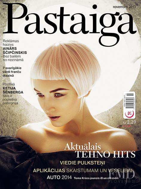 Mara Kampernova featured on the Pastaiga Latvia cover from November 2013