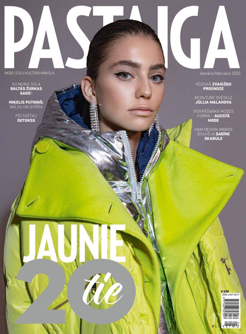 Samanta Goldberga featured on the Pastaiga Latvia cover from January 2020