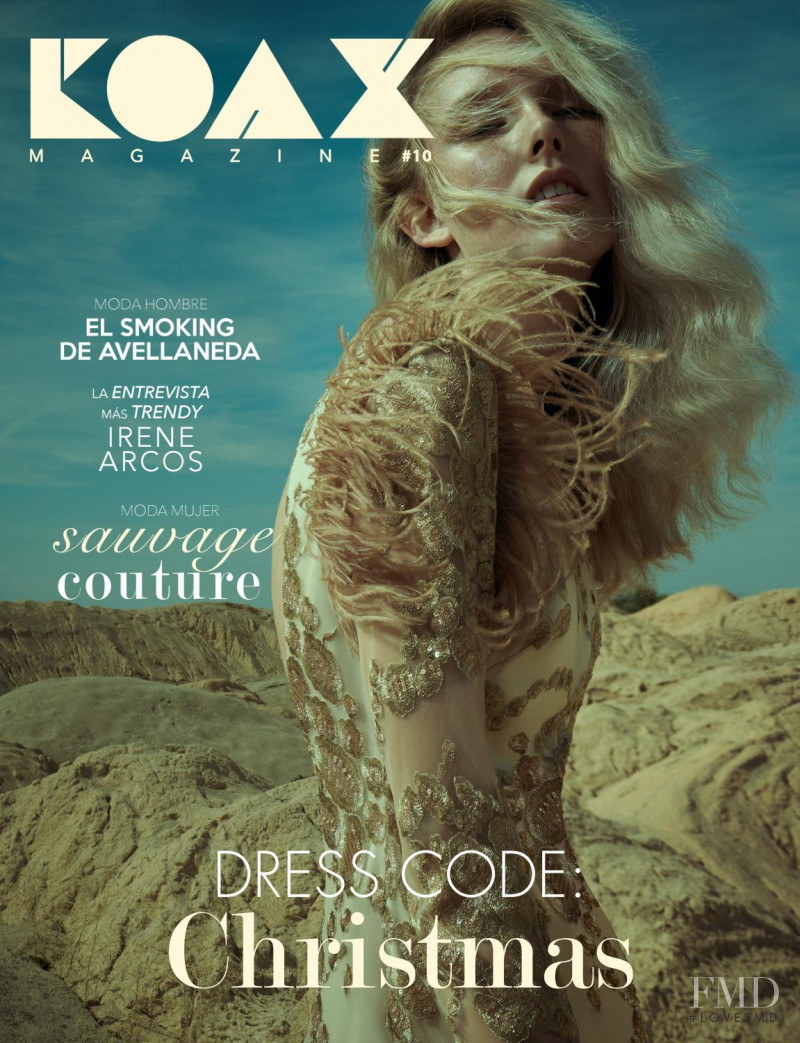 Sharon Koopman featured on the Koax Magazine screen from December 2019