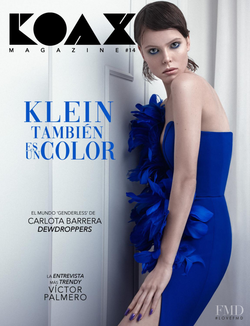 Dara Savchenko featured on the Koax Magazine screen from April 2020