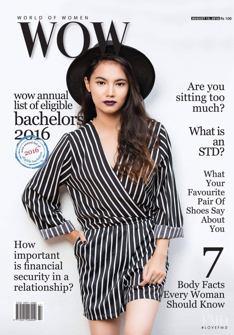 Bibhusha Dahal featured on the Wow cover from August 2016