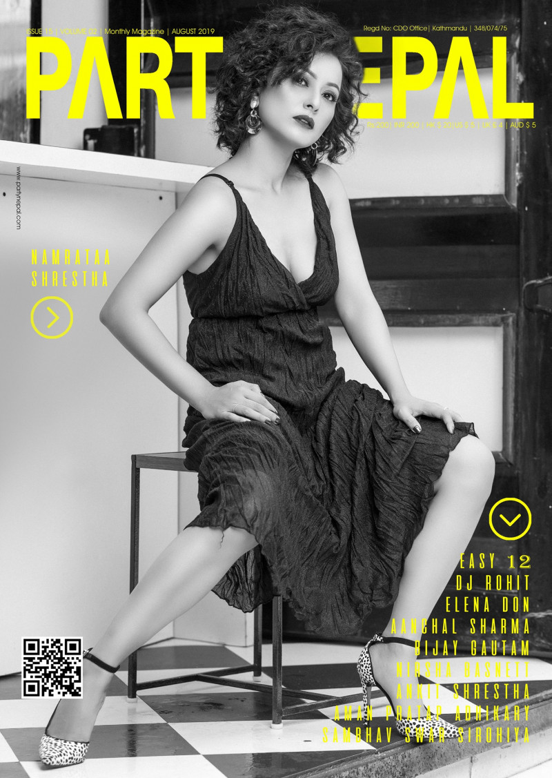 Namrataa Shrestha featured on the Party Nepal cover from August 2019