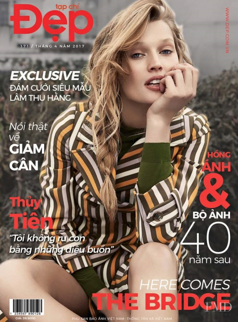 Toni Garrn featured on the Dep cover from April 2017