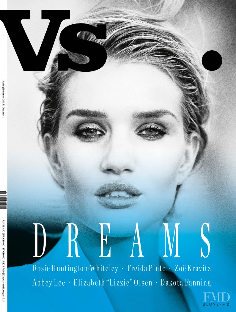 Rosie Huntington-Whiteley featured on the VS. English cover from February 2015