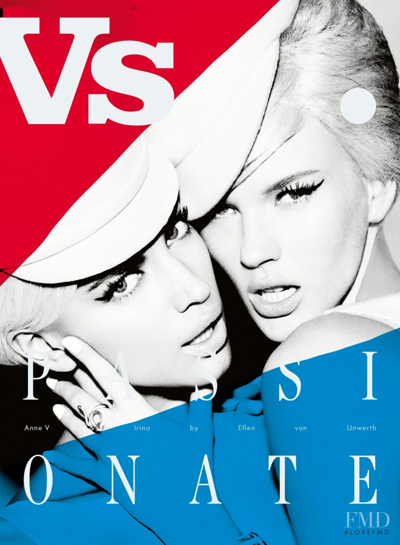 Anne Vyalitsyna, Irina Shayk featured on the VS. English cover from February 2013