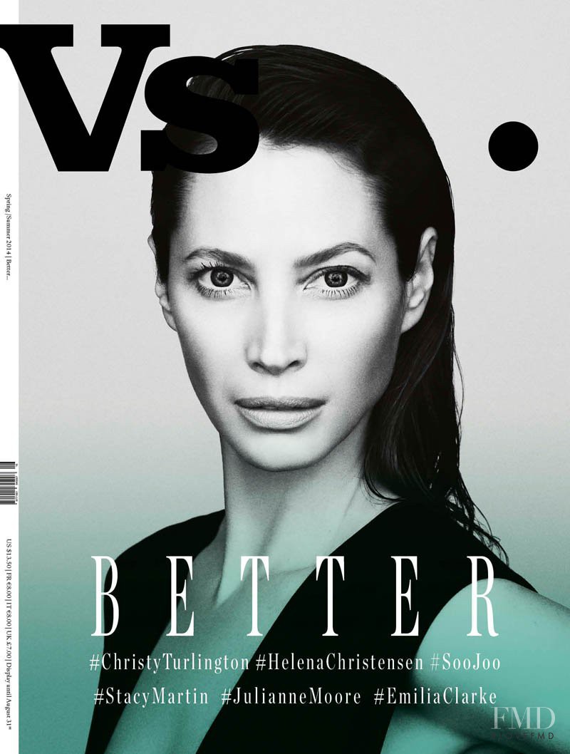Christy Turlington featured on the VS. English cover from February 2014