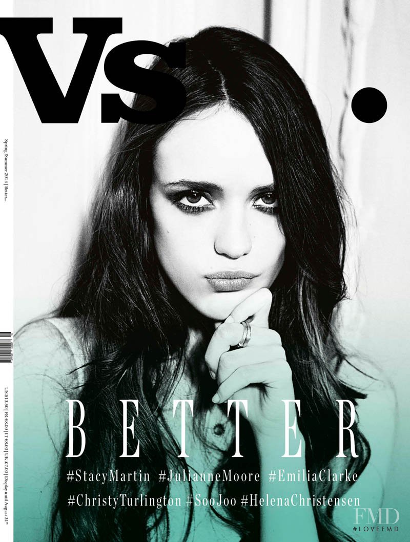 Stacy Martin featured on the VS. English cover from February 2014