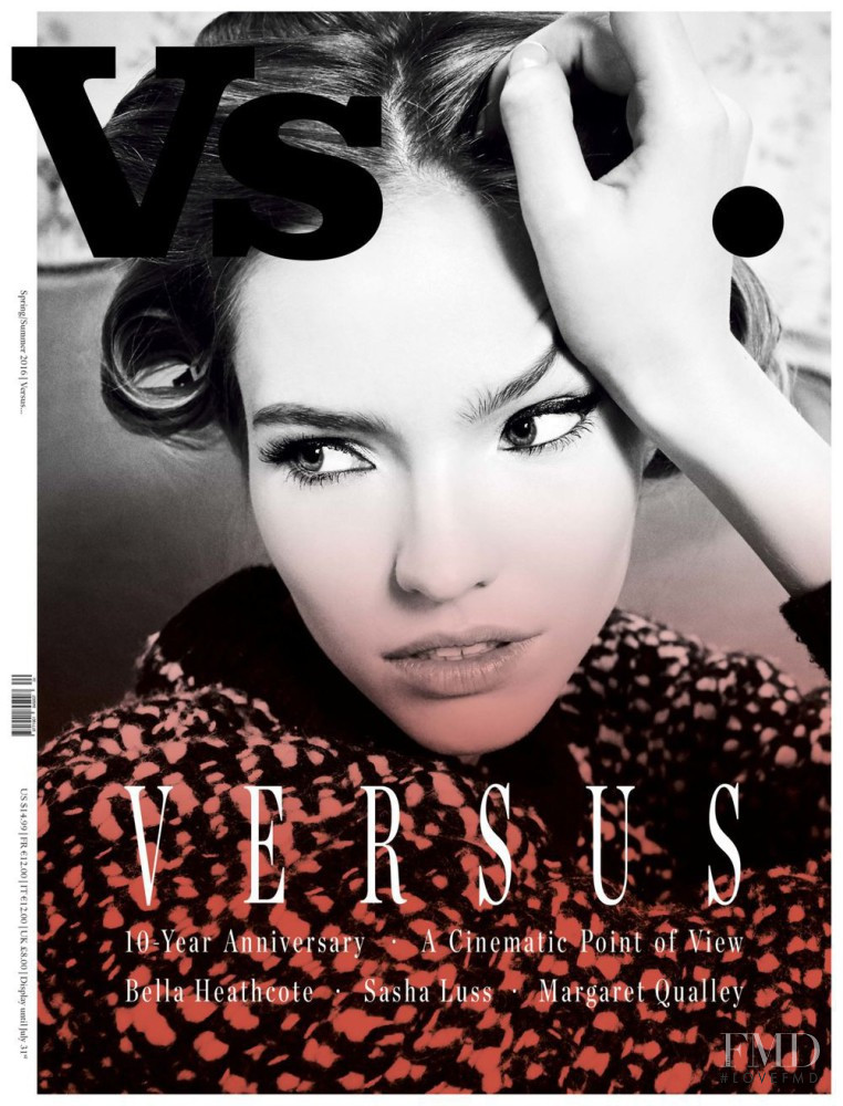 Sasha Luss featured on the VS. English cover from February 2016