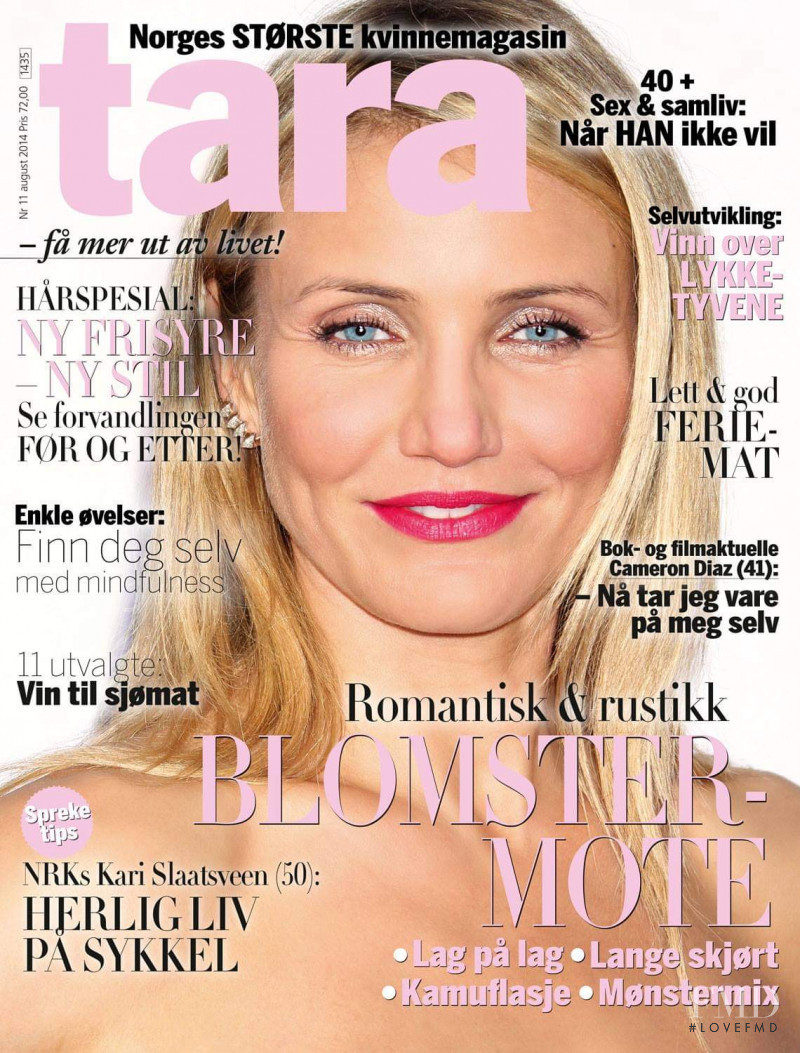 Cameron Diaz featured on the Tara cover from August 2014