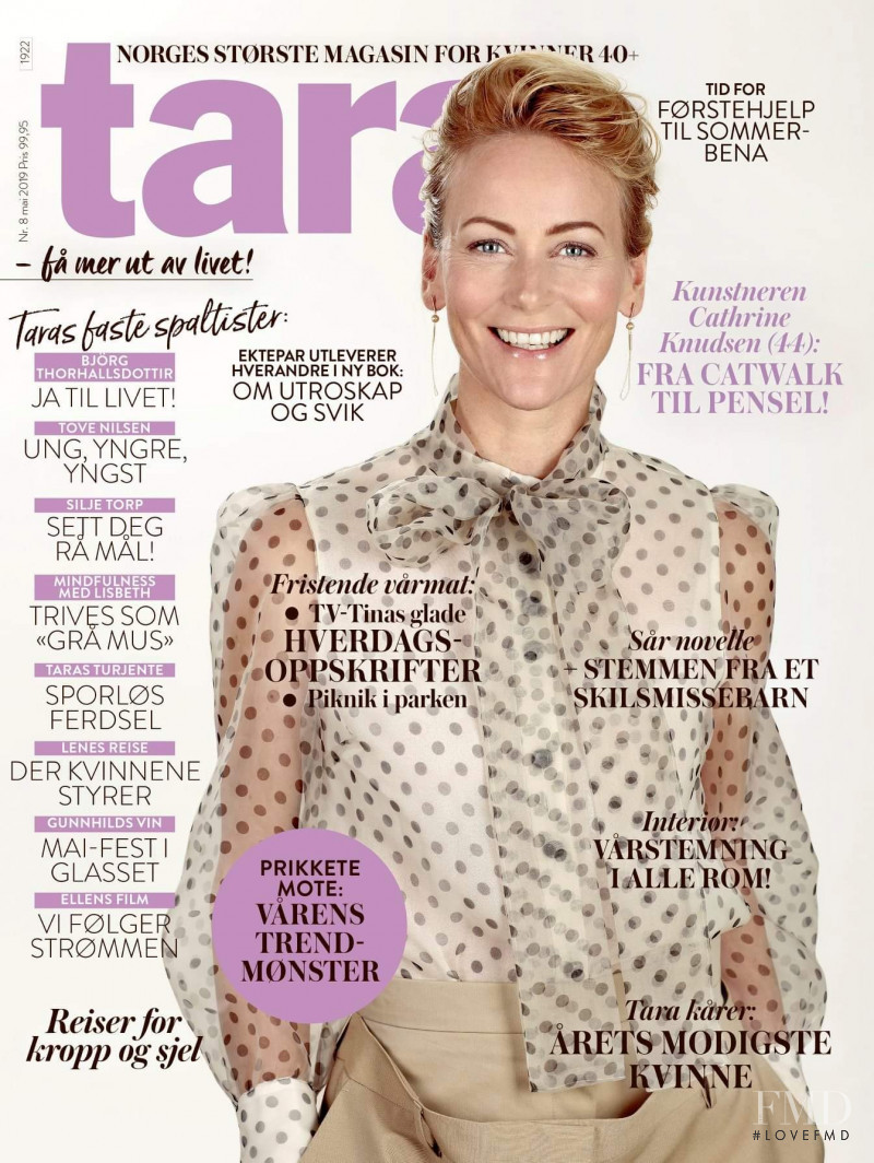 Cathrine Knudsen featured on the Tara cover from May 2019