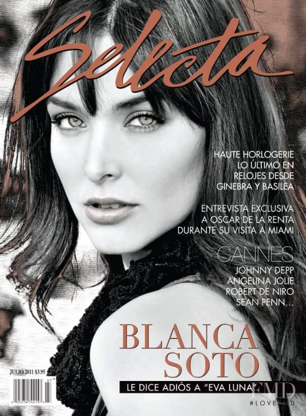 Blanca Soto featured on the Selecta cover from July 2011