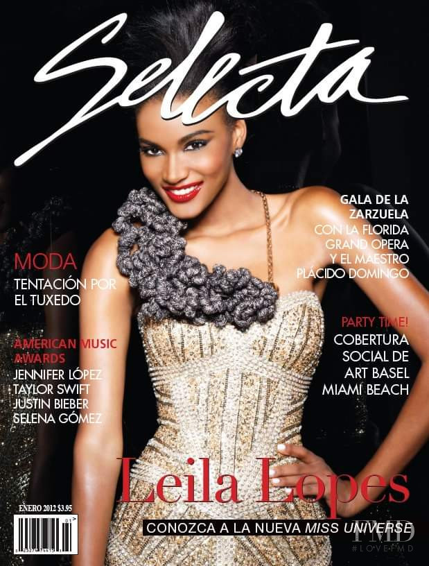Leila Lopes featured on the Selecta cover from January 2012