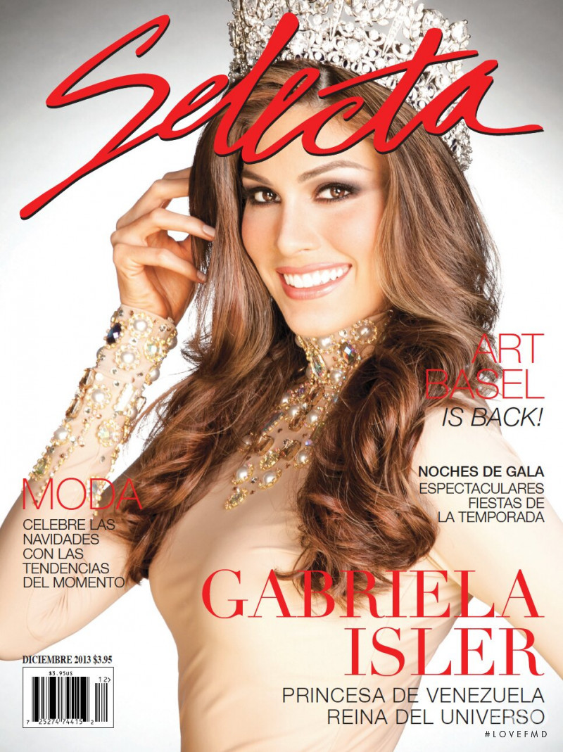 Gabriela Isler featured on the Selecta cover from December 2013