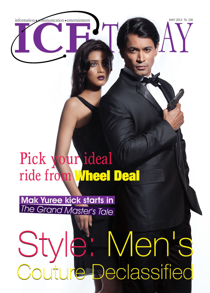 Sumon, Tisha featured on the Ice Today cover from May 2013