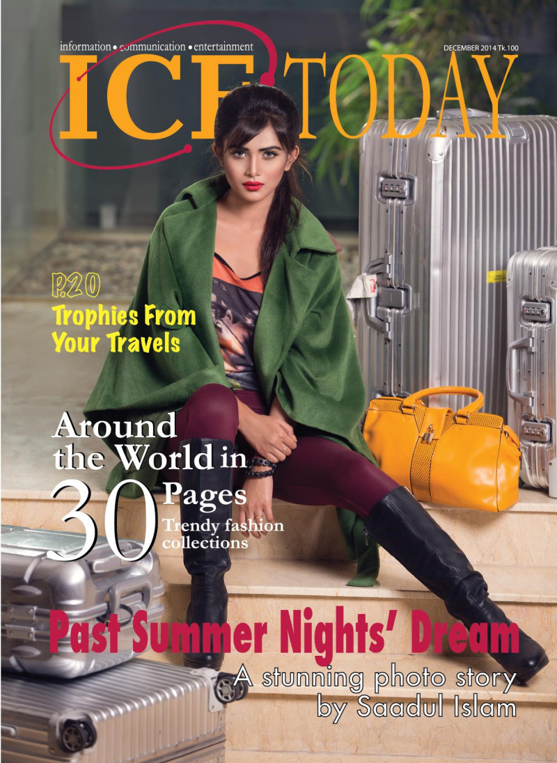 Tisha featured on the Ice Today cover from December 2014