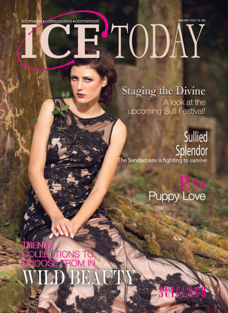Mina featured on the Ice Today cover from January 2015