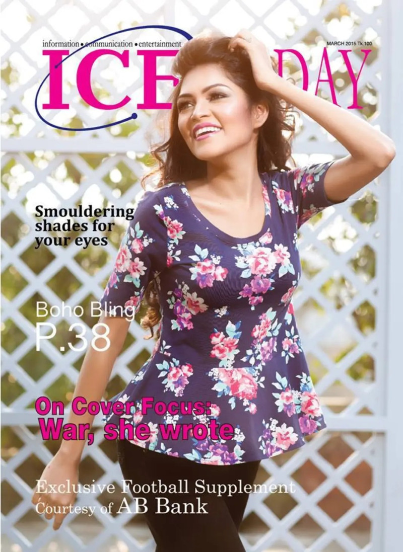 Peya Jannatul featured on the Ice Today cover from March 2015