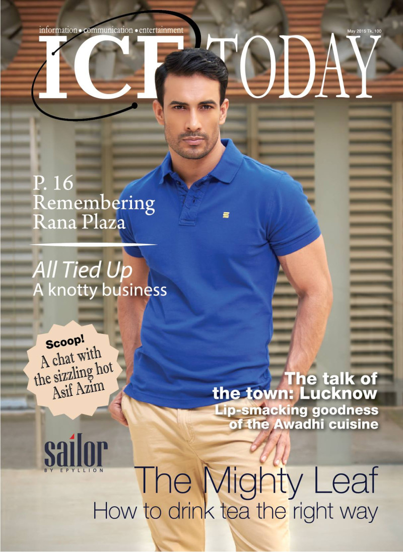 Asif Azim featured on the Ice Today cover from May 2015