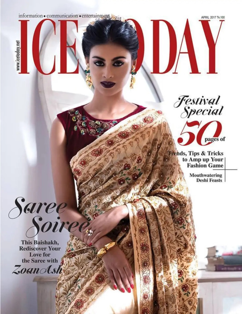 Meghla Mukta featured on the Ice Today cover from April 2017