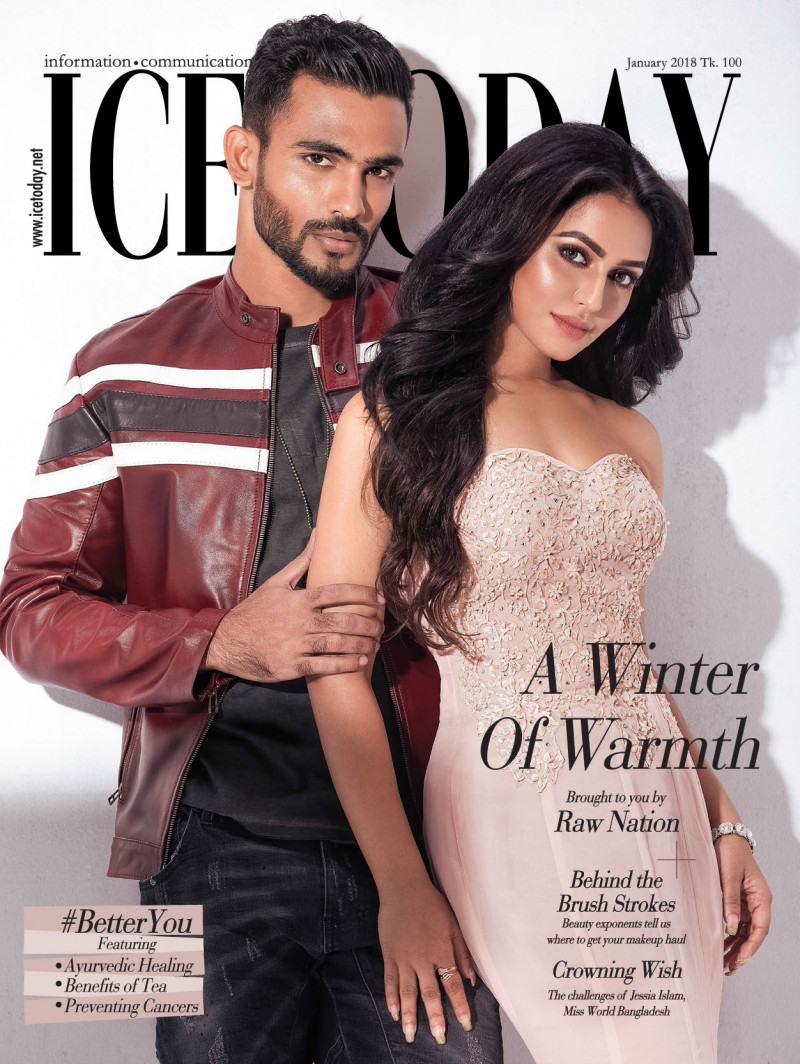 Jessia Islam featured on the Ice Today cover from January 2018