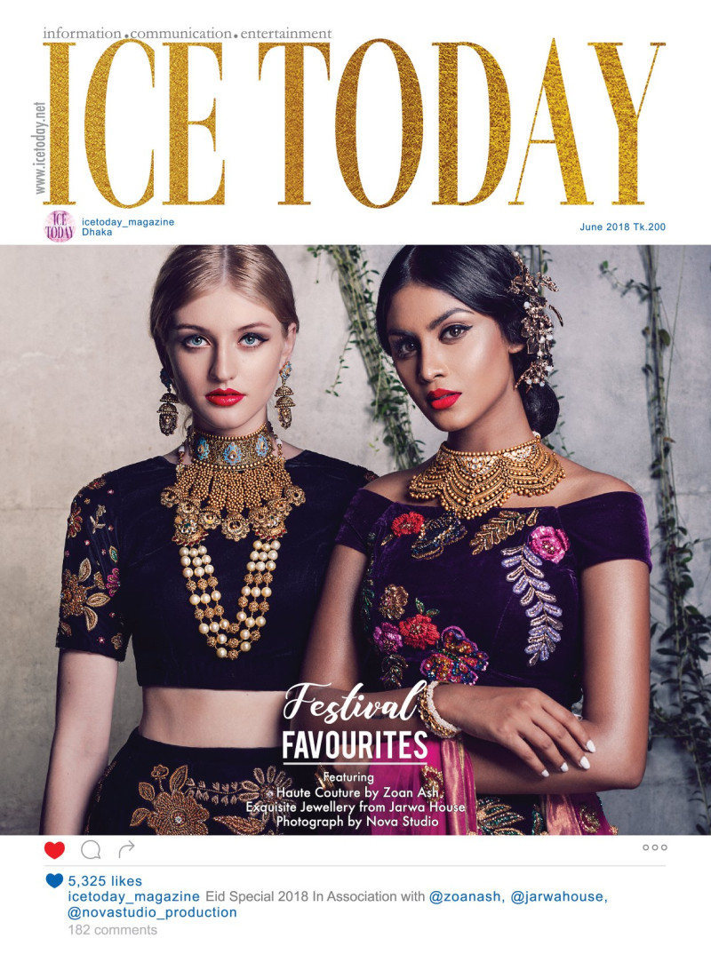 Neonila Margineanu, Meghla Mukta,  featured on the Ice Today cover from June 2018