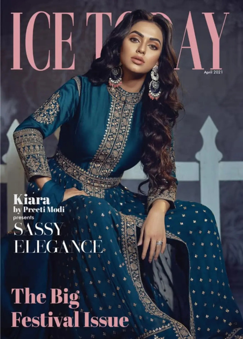 Nusraat Faria Mazhar featured on the Ice Today cover from April 2021