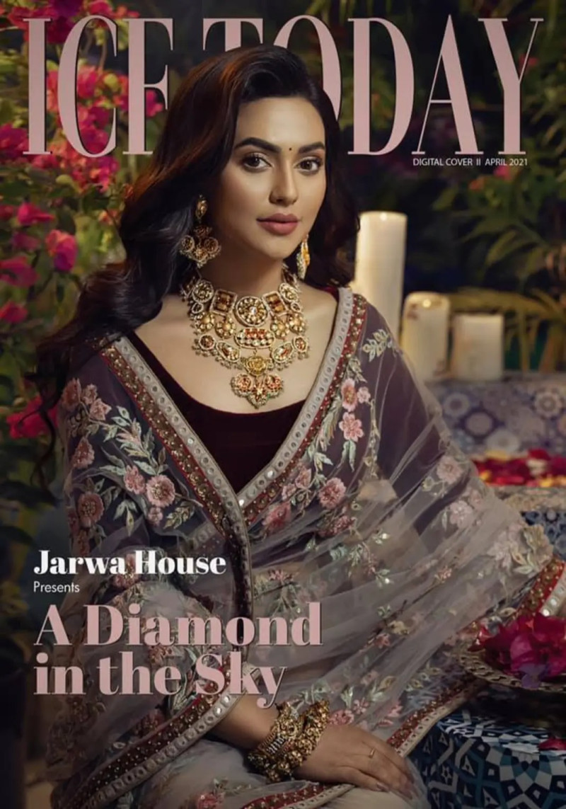 Nusraat Faria Mazhar featured on the Ice Today cover from April 2021