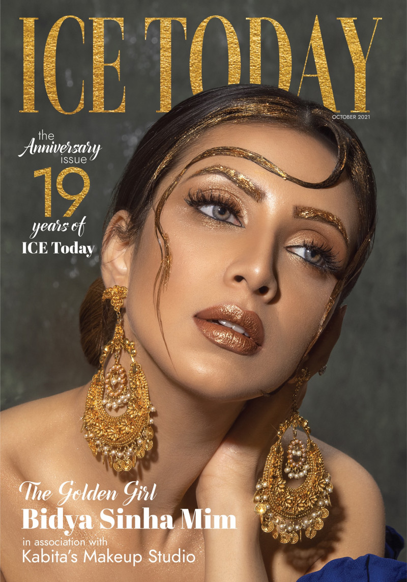Bidya Sinha Mim featured on the Ice Today cover from October 2021
