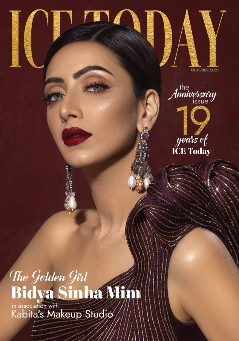 Bidya Sinha Mim featured on the Ice Today cover from October 2021